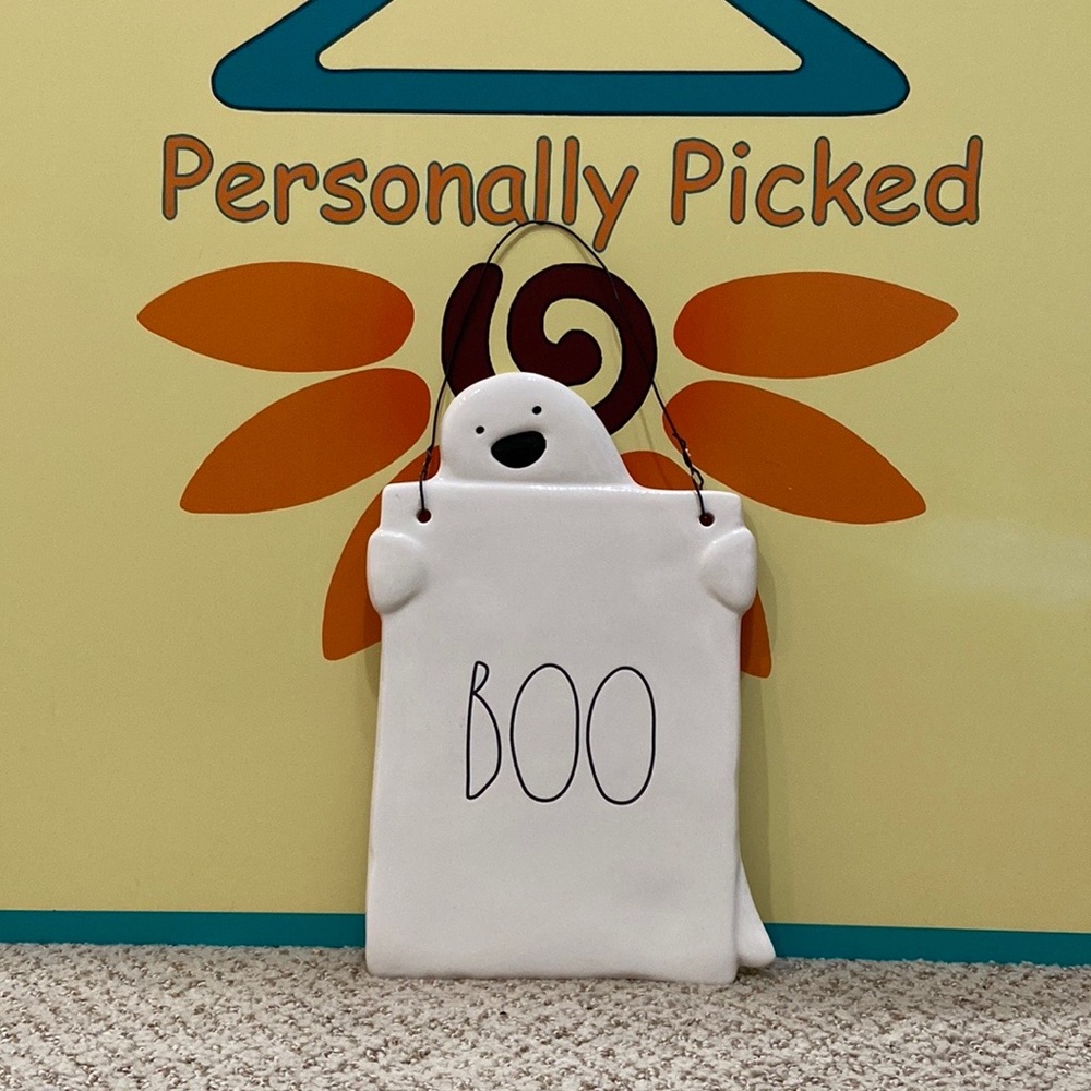 Rae Dunn BOO Ghost Hanging Sign